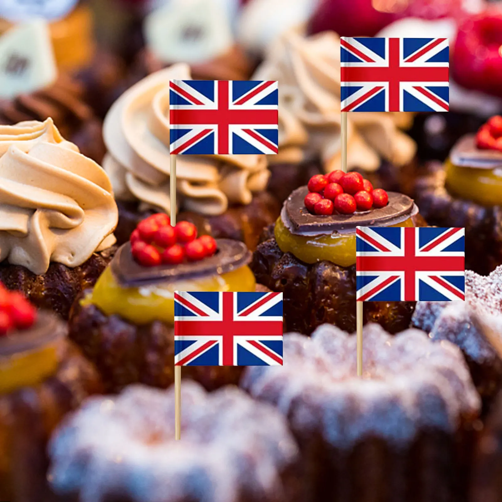 

Union Jack Themed Party Decor Set Union Jack Themed Outdoor Bunting Banner 24 UK Flags Bunting Banner Latex Balloons Patriotic