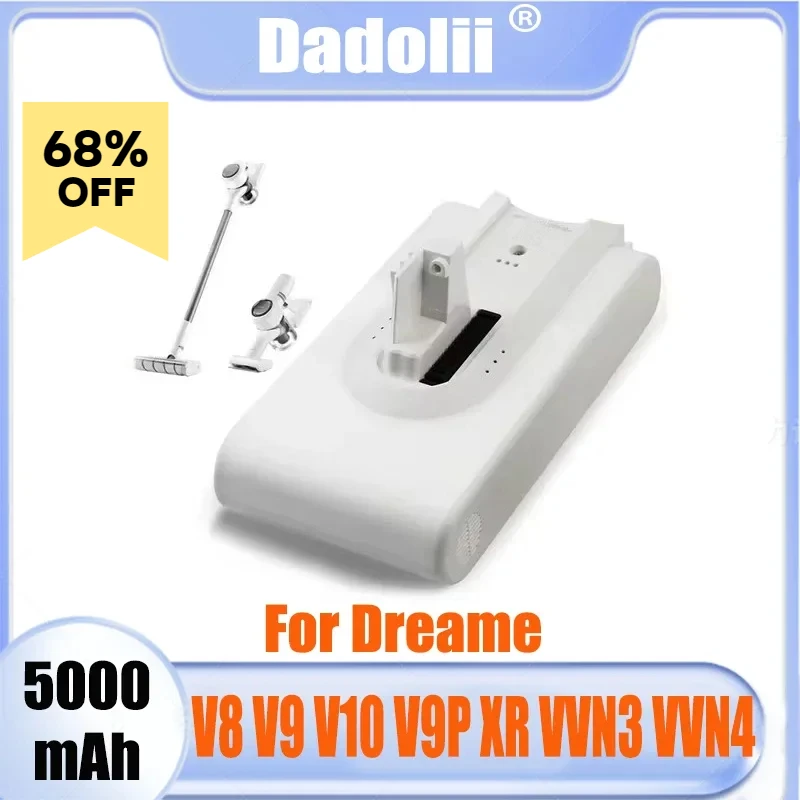 25 2 В 5000 мАч V8 V9 V10 V9P XR VVN3 литий-ионный аккумулятор для портативного беспроводного