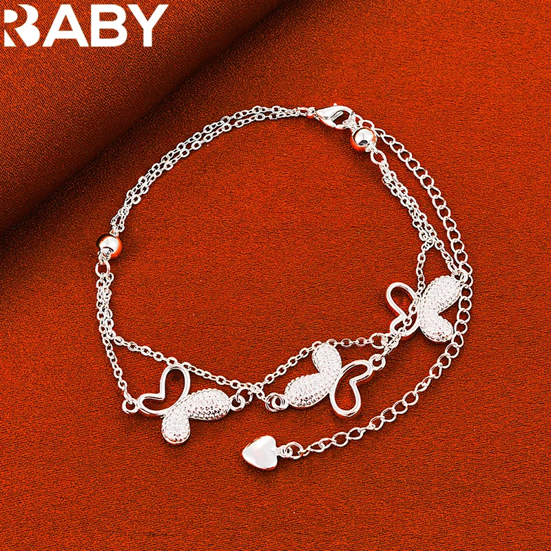 Браслет-подвеска из стерлингового серебра 925 пробы