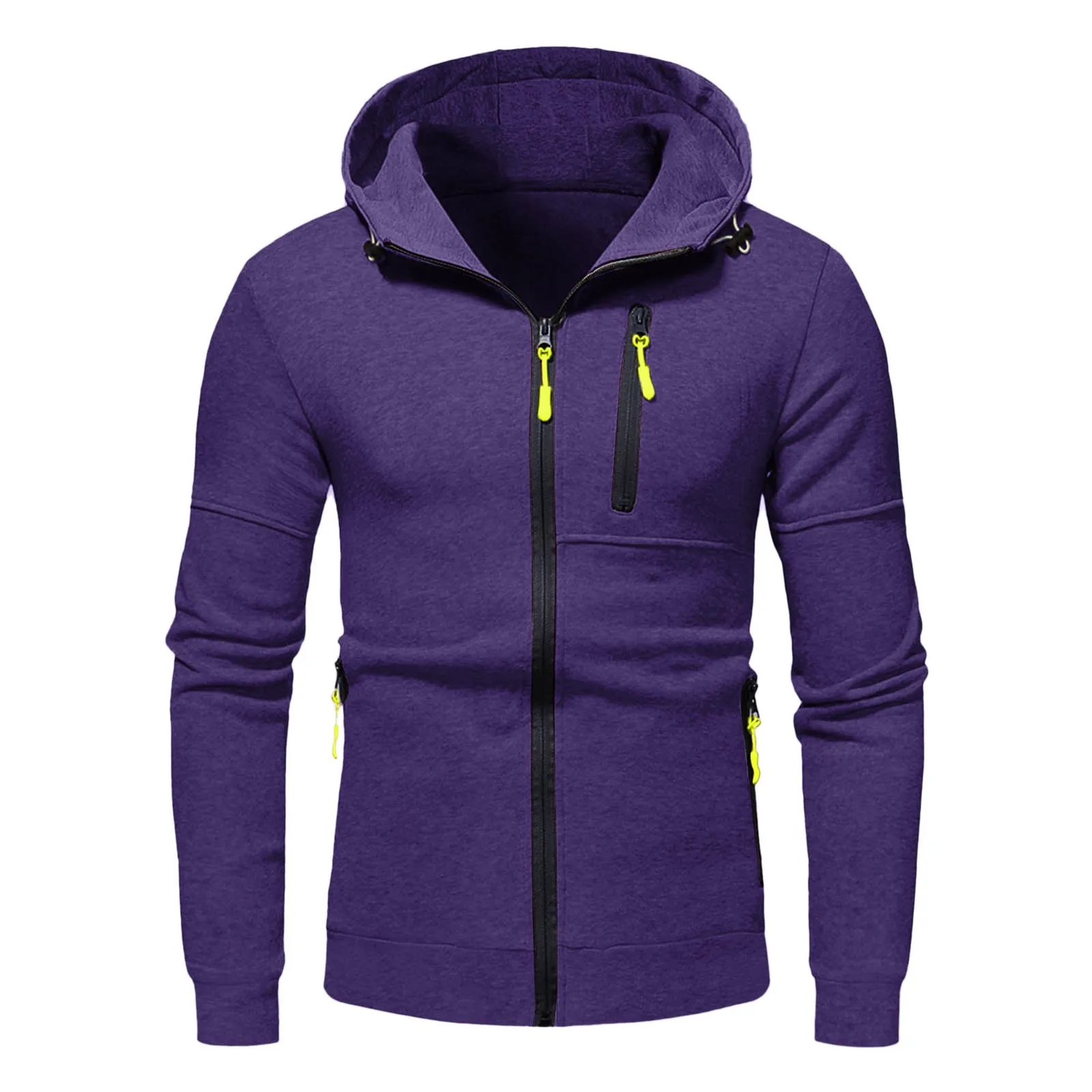 

Autumn Men's Jackets Hooded Coats Casual Zipper Sweatshirts Males Fitness Tracksuit Fashion Jacket Men's Clothing Outerwear
