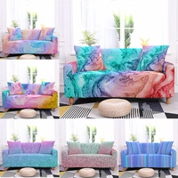 3d rainbow digital printing color elastic sofa cover sofa covers for living room custom cushion cover all inclusive couch cover