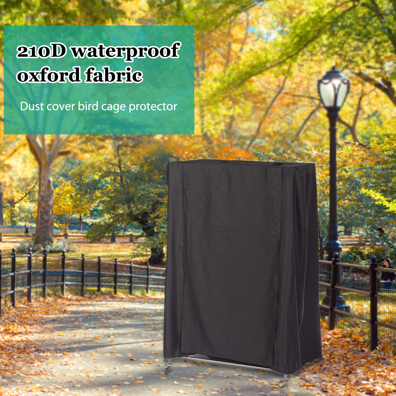 

Универсальный моющийся чехол для птичьей клетки, защитный чехол, водонепроницаемая ткань Оксфорд для домашних животных, аксессуары 122x104x69cm