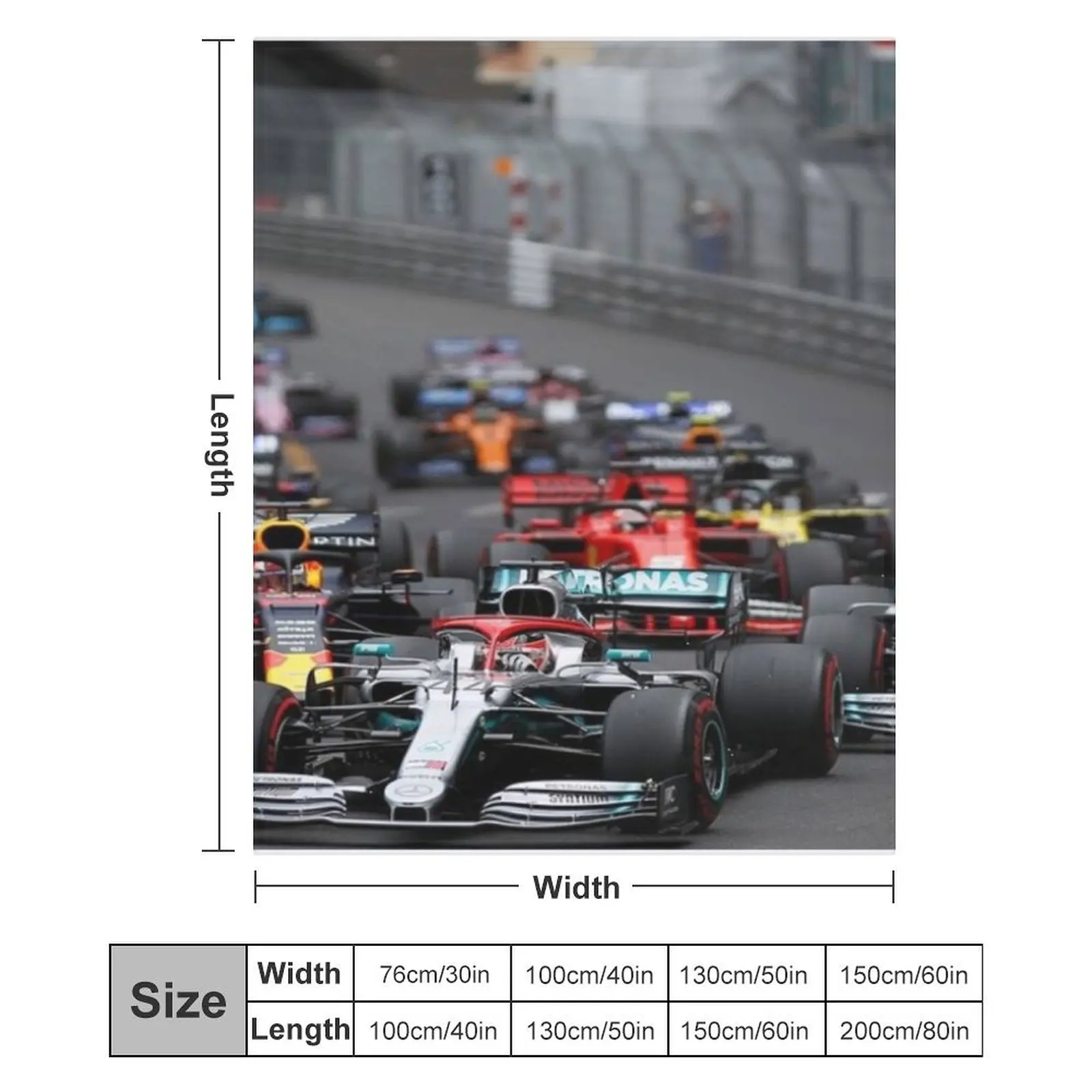 Одеяло F1 Race Start Beautifuls в клетку на диване декоративные меховые одеяла