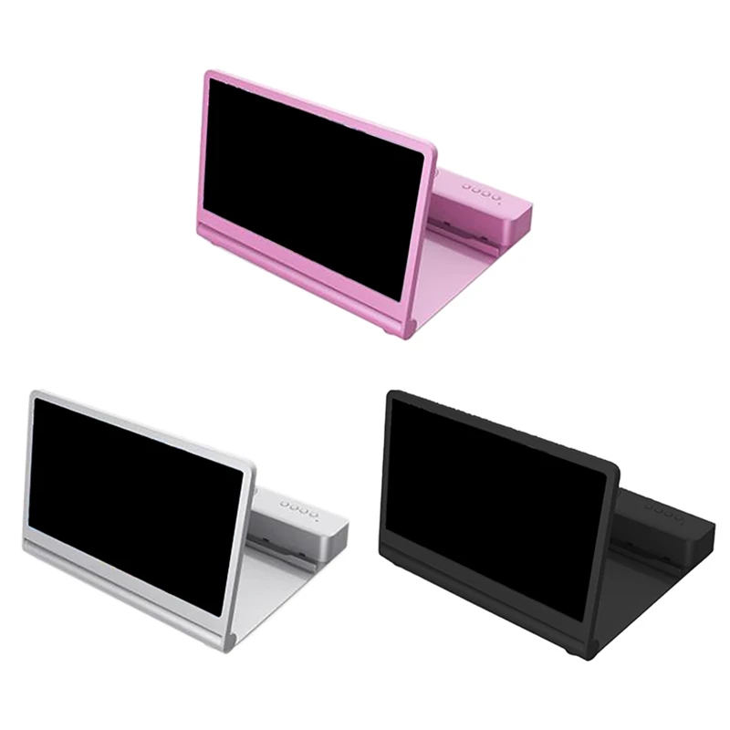 

14 Inch 3D Screen Amplifier Phone Holder Mobile Phone Magnifier Portable Movies Bluetooth Speaker Stand Bracket