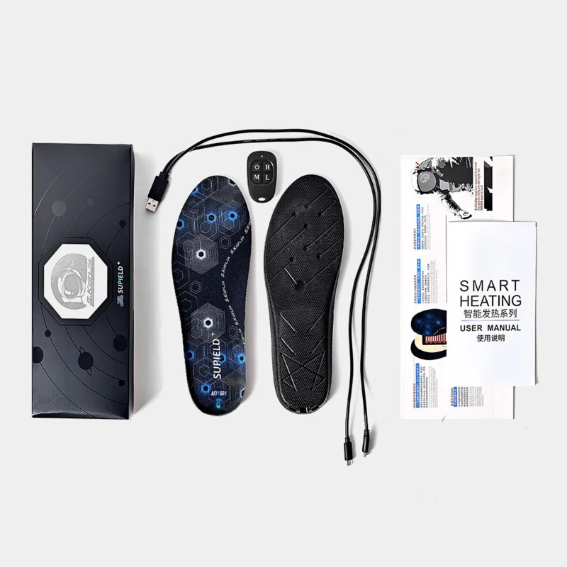 Youpin Heated Insoles Electric Foot Shoe Pad Wireless Remote Control Intelligent Temperature Control gel Shoes pads Ladies