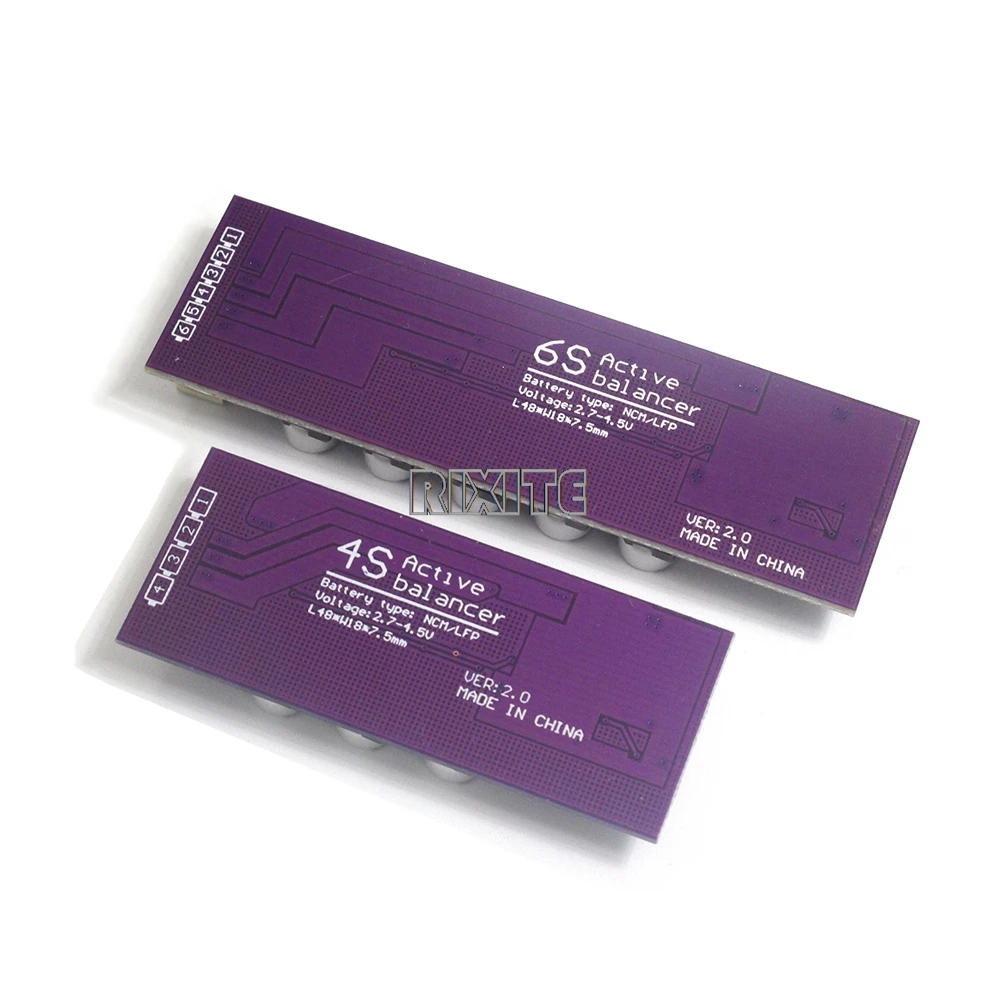 1 2 А BMS 3S 4S 5S 6S 18650 литиевая батарея плата активного выравнивания литий-ионный LiFePo4