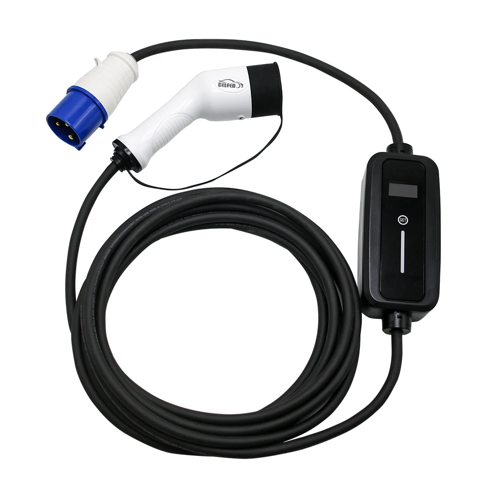 

Quick Types Ac Electric Vehicle Ev Chargers Cable 7KW Home Portable Charger 32A 7kw Ev Charging Gun for New Energy Car