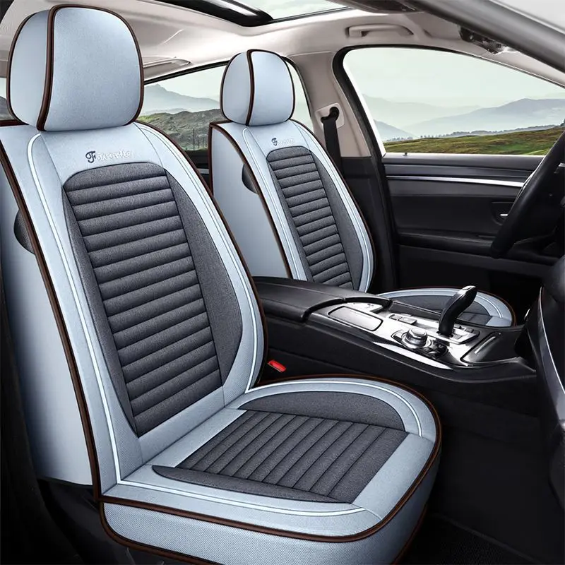 Высококачественные роскошные льняные автомобильные чехлы на сиденья для Seat Toledo