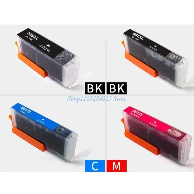 Фото Картриджи R6FF MG6350 MG6650 550XL 551XL для струйного принтера IP7250 IP8750 №4