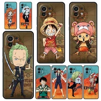 one piece anime fashion phone case for xiaomi poco x3 nfc f3 m3 m4 mi note 12 10 11 ultra 11t pro 10t lite 5g 9t 11i 11x cover