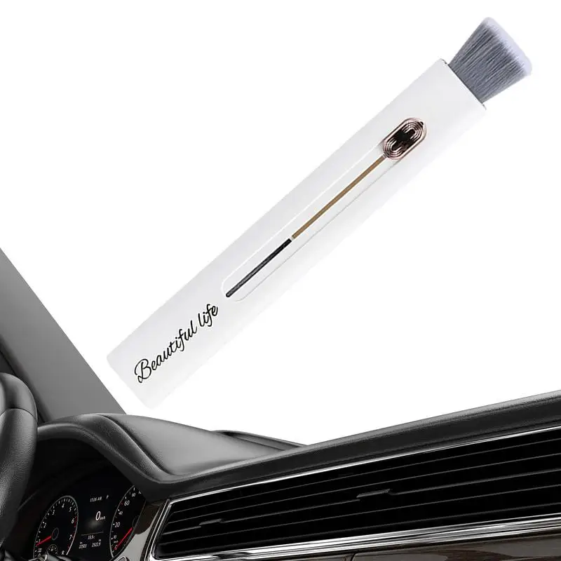 

Car Detailing Air Vent Brushes Inside Car Cleaning Tool 2-in-1 Car Vent Cleaner Detailing Brush Car Interior Accessories