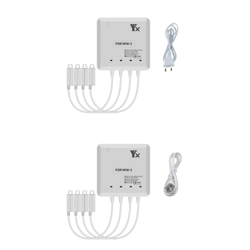 

Зарядное устройство для мини-дрона с параллельной зарядкой, 2 USB-порта