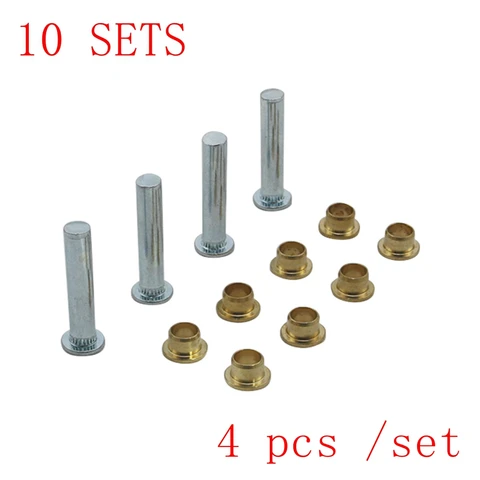 10 комплектов, штифты для дверных петель, втулка, ремонтный комплект в сборе, набор для Navara 97-05 D22, высокопрочный, устойчивый к коррозии, 4 шт./компл.