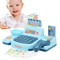 cash register pretend play toy cash register playset with electronic sounds interesting machine with scanner credit card pretend