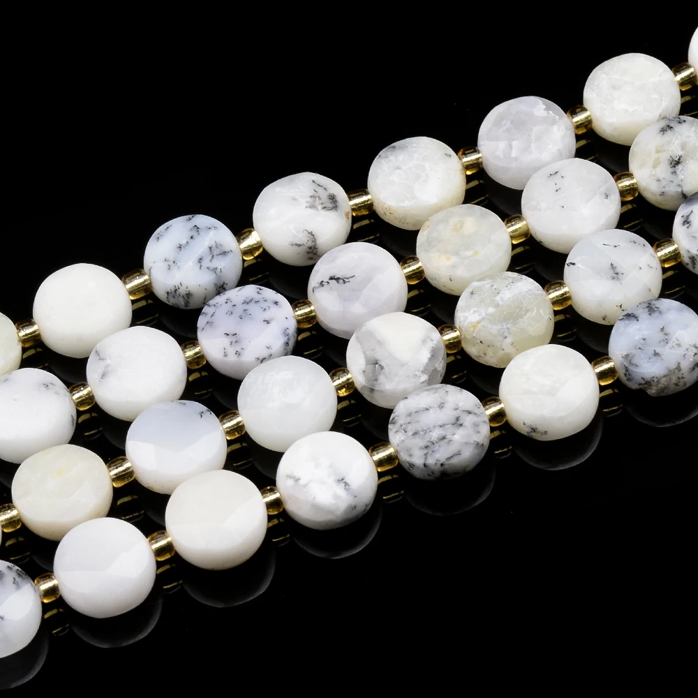 Натуральный многоцветный белый опал пренит золотой радужный обсидиан вреденный