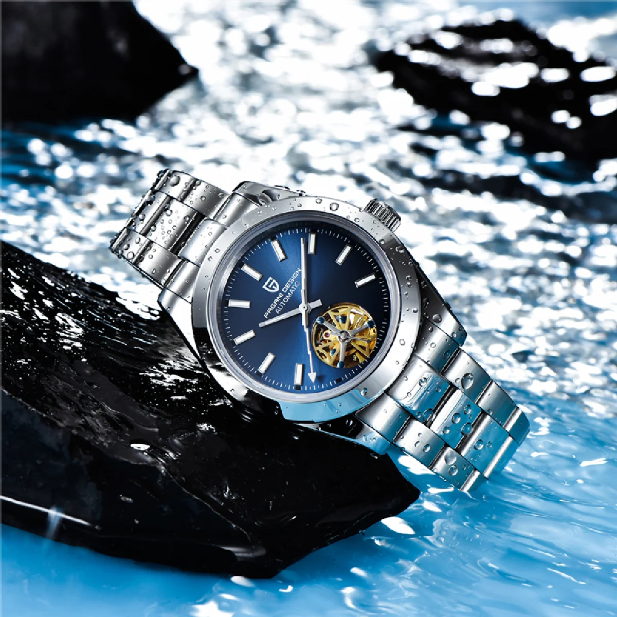 

PAGANI DESIGN Top Brand Men Mechanical Watch Tourbillon Stainless Steel Automatic Watch Waterproof Sapphire Glass Watch Men