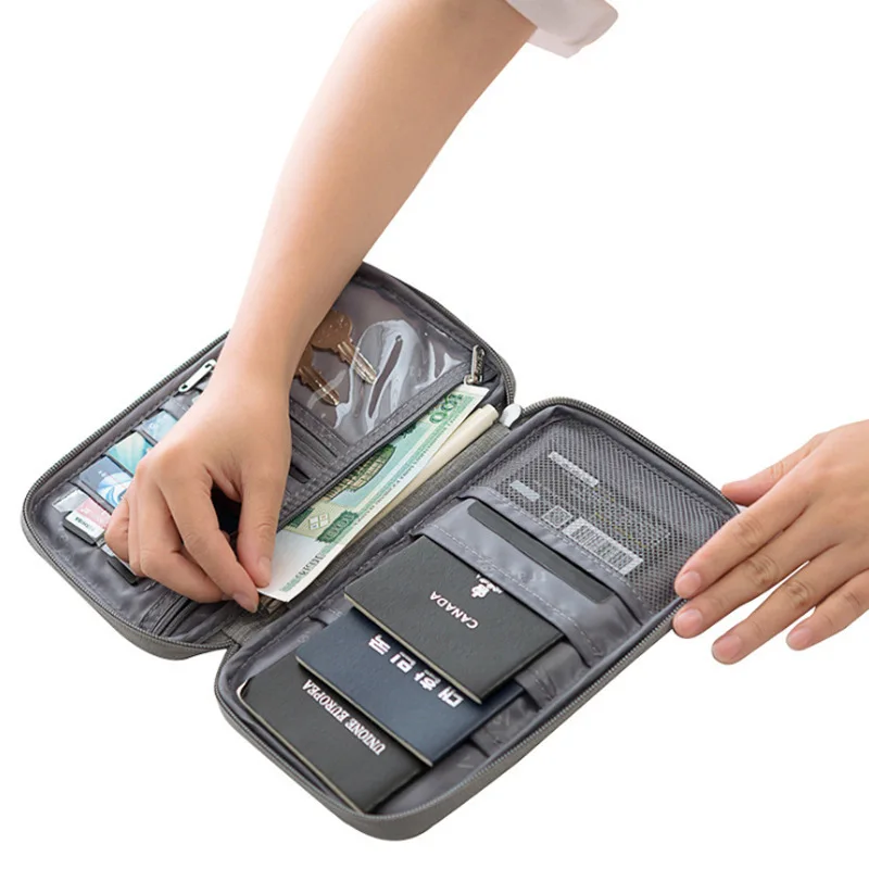 New Multi-functional Korean-style Document Bag With Oxford Cloth, Waterproof And Convenient For Storing Cards,