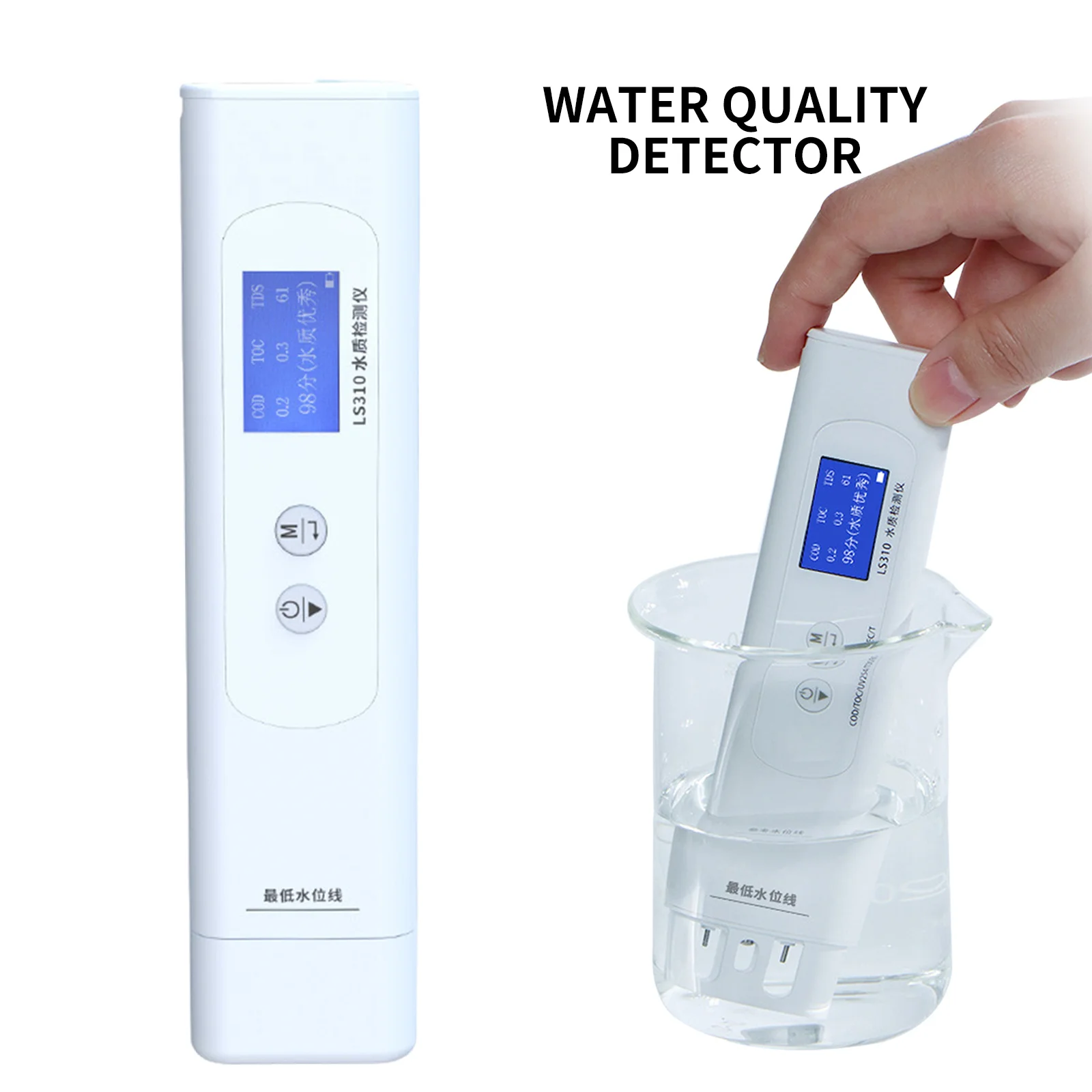 

Multi parameter pen type TDS water quality detector EC conductivity instrument for tap water PH meter