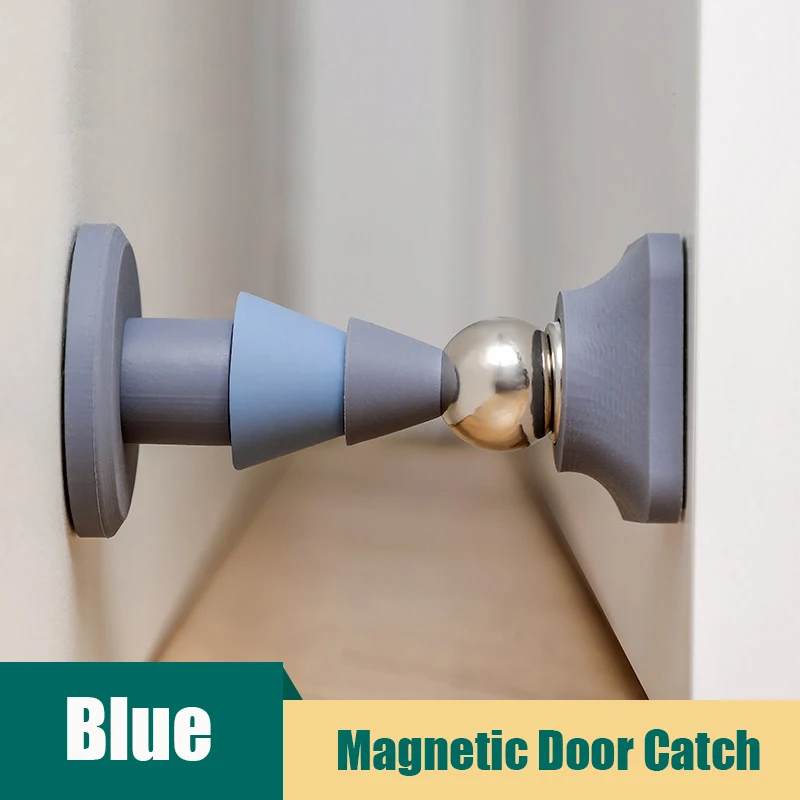 

Магнитный дверной фиксатор силиконовый белый