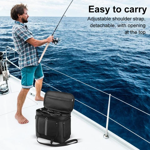 Чехол для переноски Anker SOLIX C1000, портативная сумка для электростанции, водонепроницаемый дорожный защитный чехол с плечевым ремнем