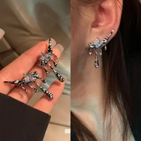 unique design 2022 women earrings jewelry water drop zircon stud earrings charm crystal earrings fine jewelry gifts