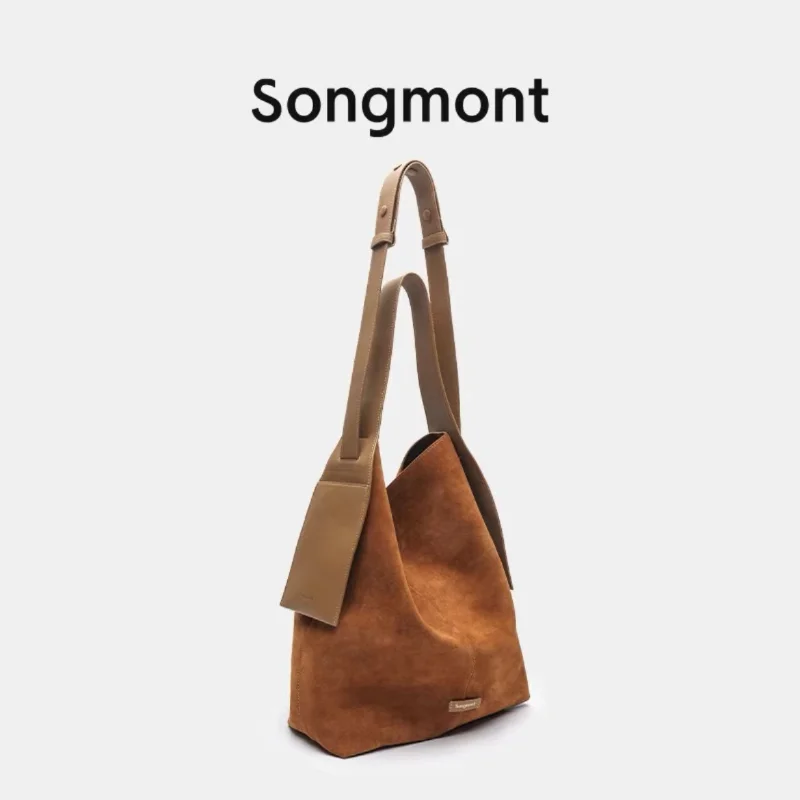 

Songmont Ear Tote Bag Large New Women's Large Silhouette Light Backpack Commuter One Shoulder Crossbody Bag