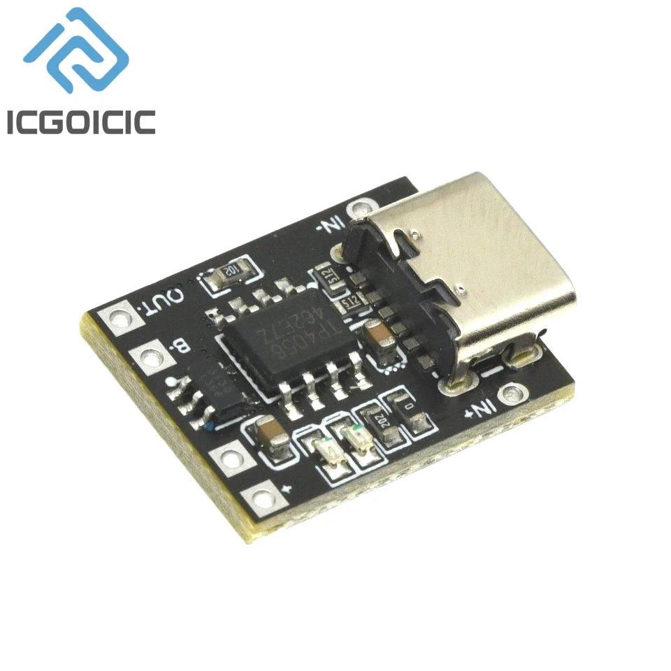 10 шт. USB TP4057/56 1A литиевая батарея плата защиты от зарядки модуль Micro Type-C полимерная