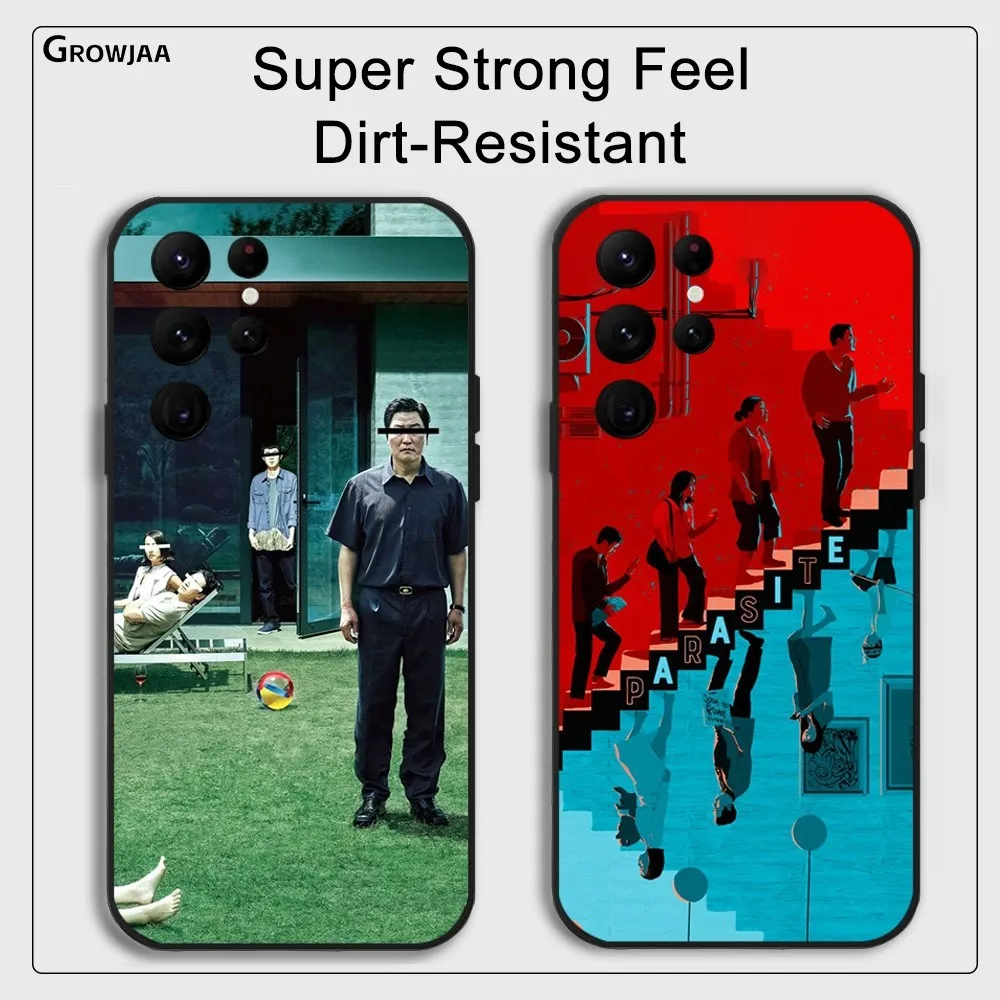 Classic Movie P-Parasite Phone Case for Samsung Galaxy S24 Ultra S22 S23 S21 S20 5G Protective Silicone TPU Funda
