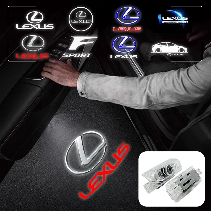 Фото Декоративные накладки на двери автомобиля с 2 LED-подсветками и логотипом для Lexus LS600hL GX470 GX460 GX400 LX470 LX570 RX270 RX300 RX450h RX350h №2