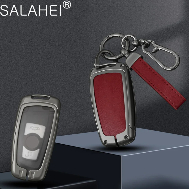 

Car Smart Key Fob Case Cover Bag For BMW 3 4 5 Series 320i 530i 550i F20 F21 F30 F31 F25 F01 F02 Keyless Keychain Accessories