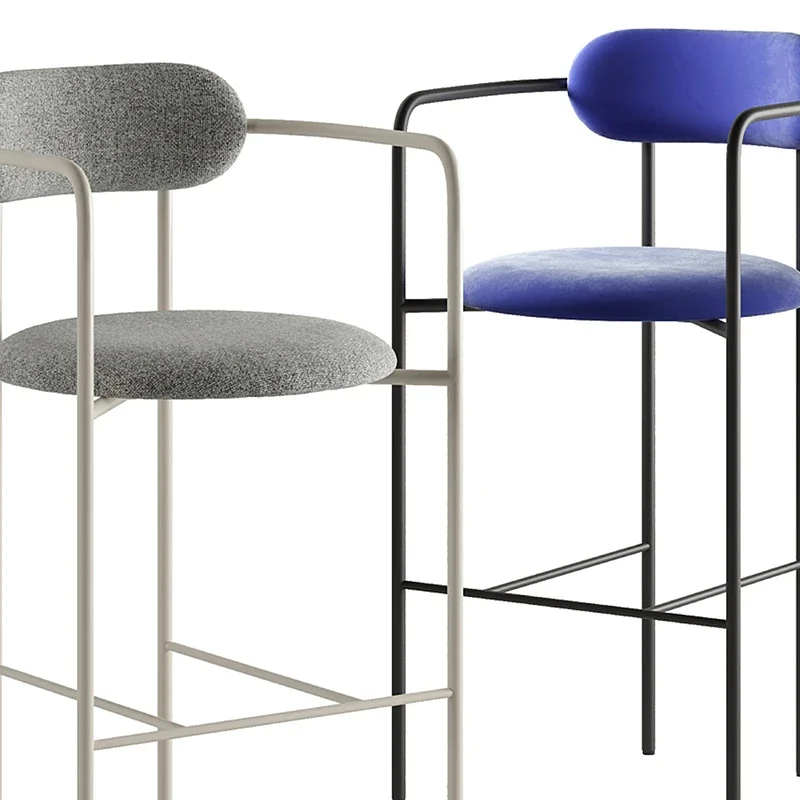 Скандинавский современный барный стул комфортный высокий кухонный стойка