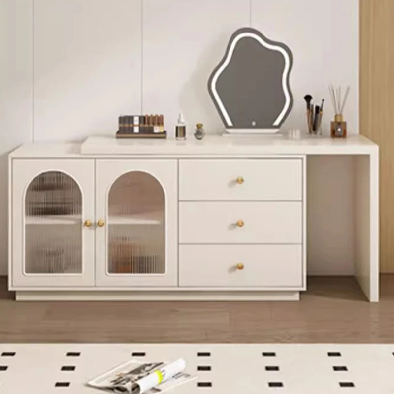 Białe klasyczne komody szafki nocne salon biurka komputerowe toaletka kobiety próżność Pentiadeira Feminina meble salonowe