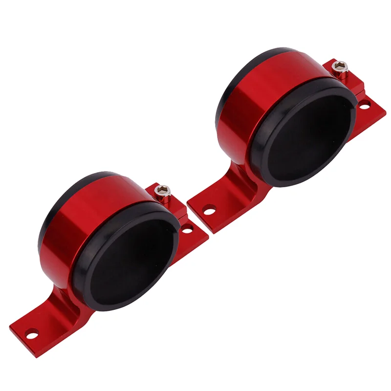 2 шт. красный 60 мм топливный насос одинарный кронштейн фильтр внешний зажим для 044