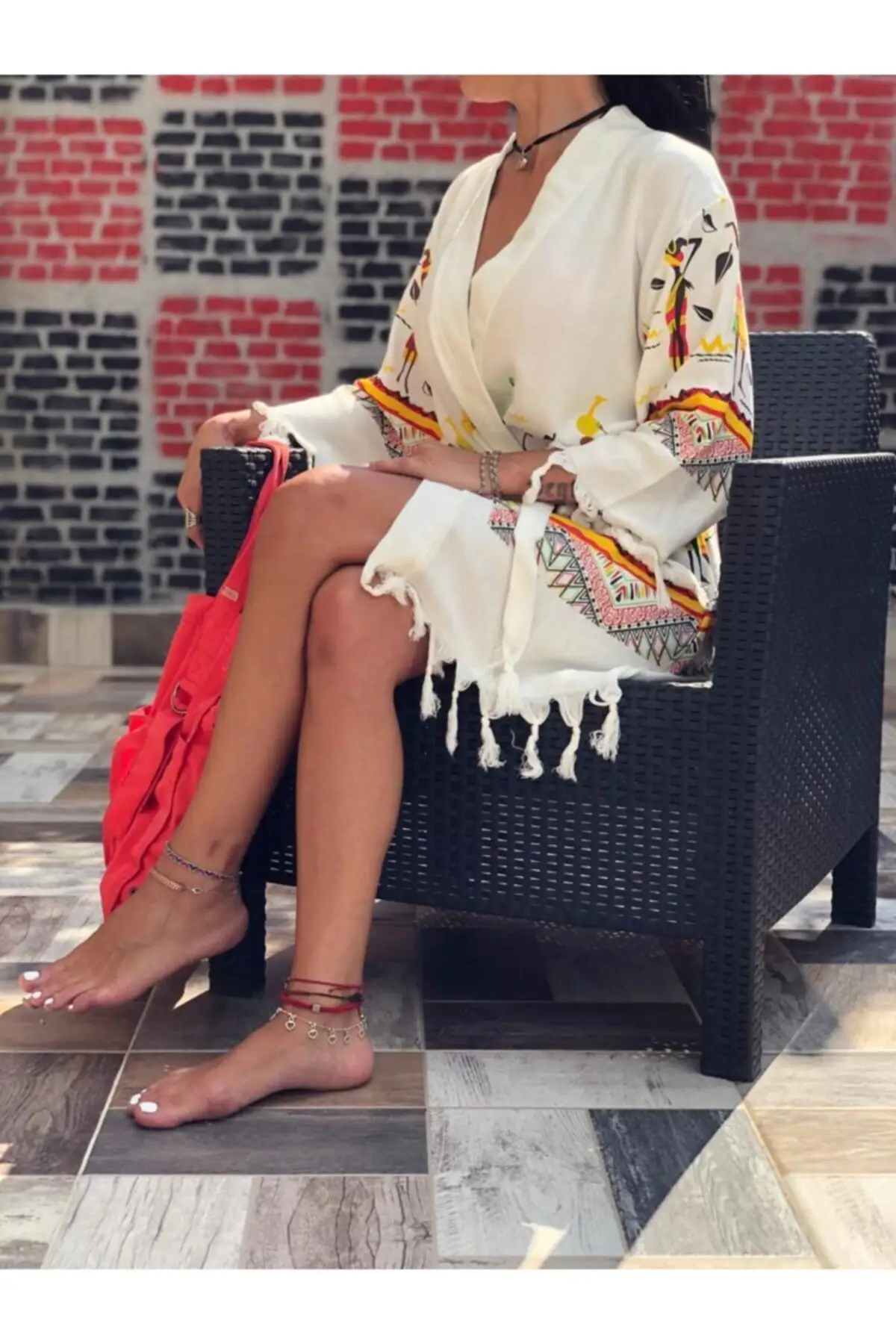 

Women's Pareo loot Kimono Swimwear Cover Up Dress Sexy Tunic Suit Beachwear Female Beach Bikini Cover Loose Mini Dress
