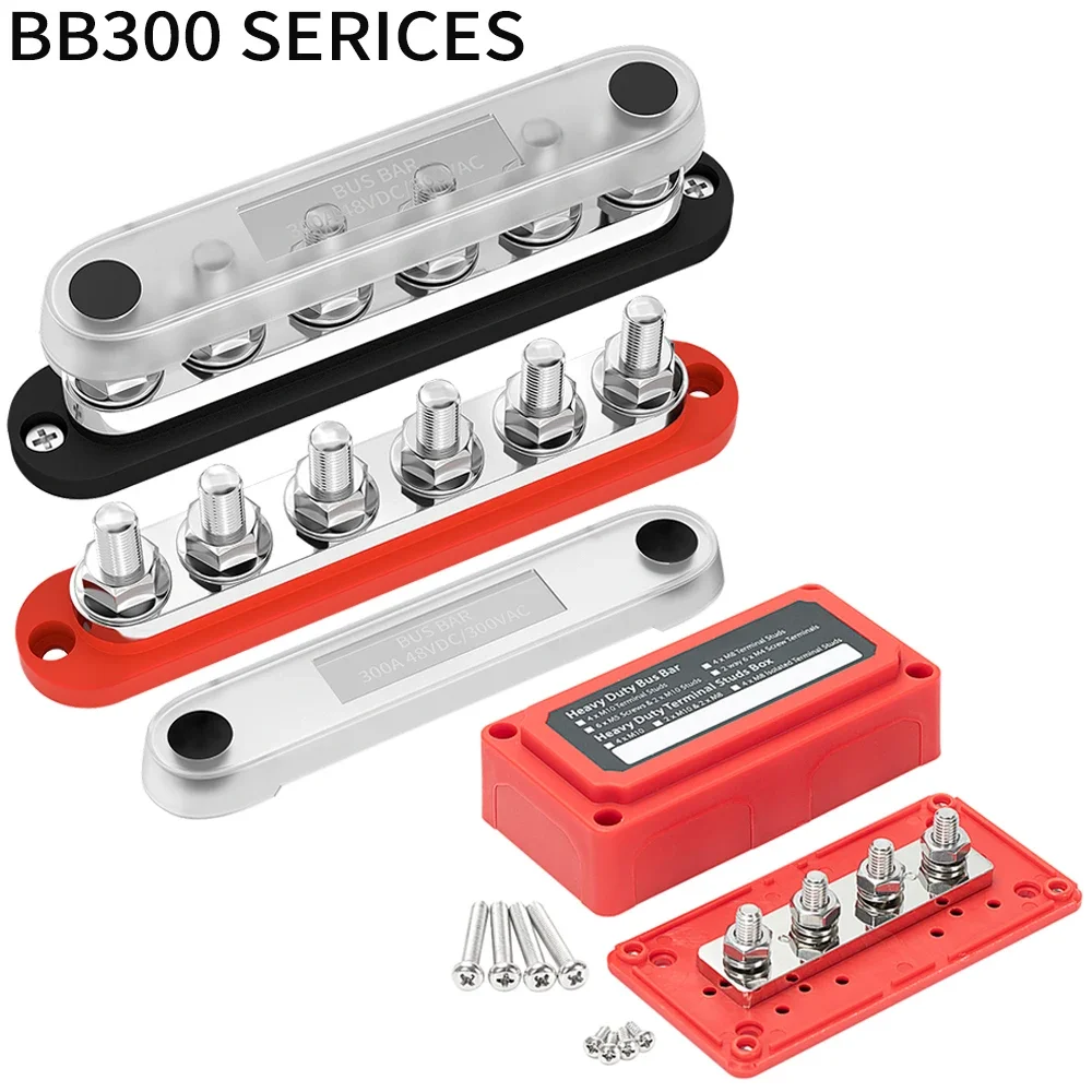 DC 150A 200A 250A 300A Клемма шины из луженой меди черные красные автомобильные