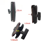 Сверхмощная 9 см 14,5 см 23 см Алюминиевая 1,5 дюйма шаровая Головка с двойным гнездом для шарового основания 1,5 дюйма крепление для камеры мотоцикла