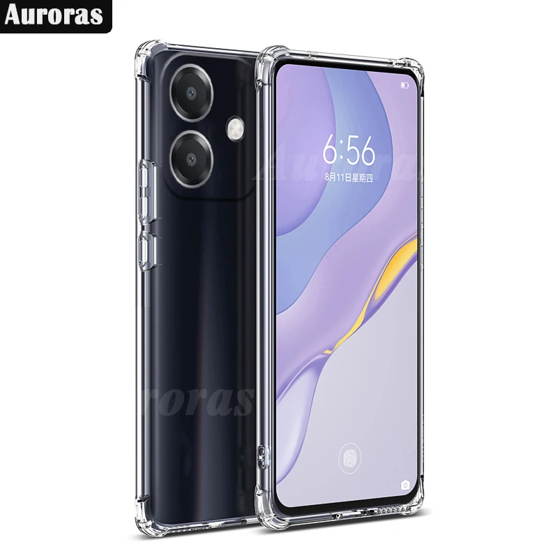 Auroras для OPPO A40 A60 A80 4G/5G магнитное кольцо Прозрачная силиконовая подушка