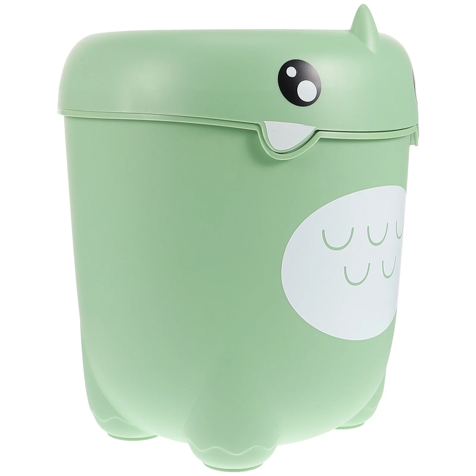 

Creative Rubbish Bin Kids Cartoon Dinosaur Trash Can Plastic Lid Under The Table Room Children's Use Garbage Girl Outdoor