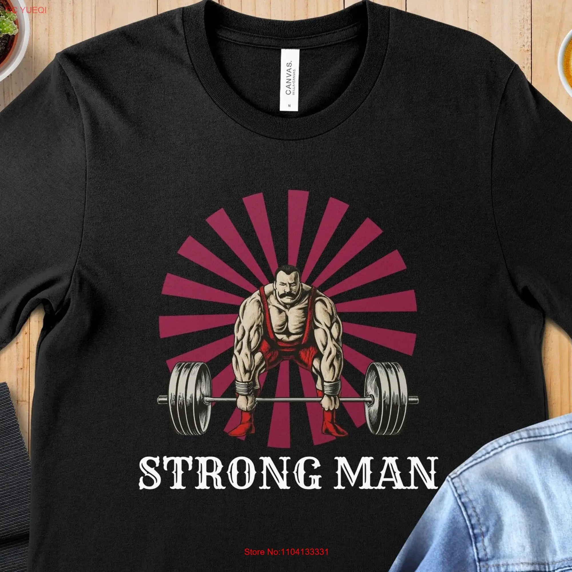 Футболка Strongman Powerlifting для цирк тренировок в тренажерном зале бодибилдинга