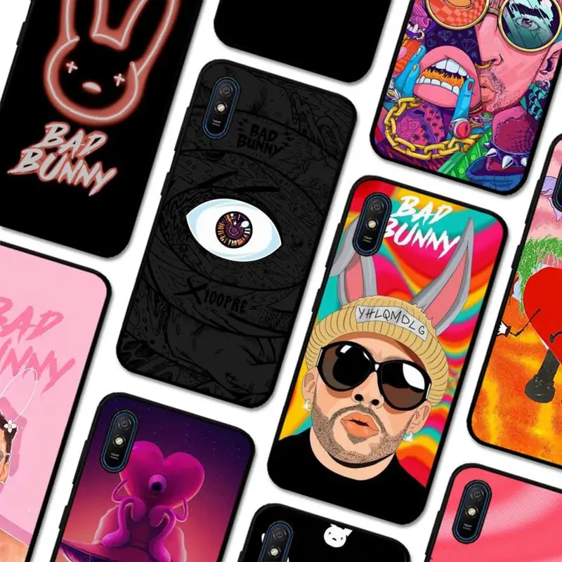 

Yo Perreo Sola Bad Bunny Phone Case for Redmi 5 6 7 8 9 A 5plus K20 4X S2 GO 6 K30 pro