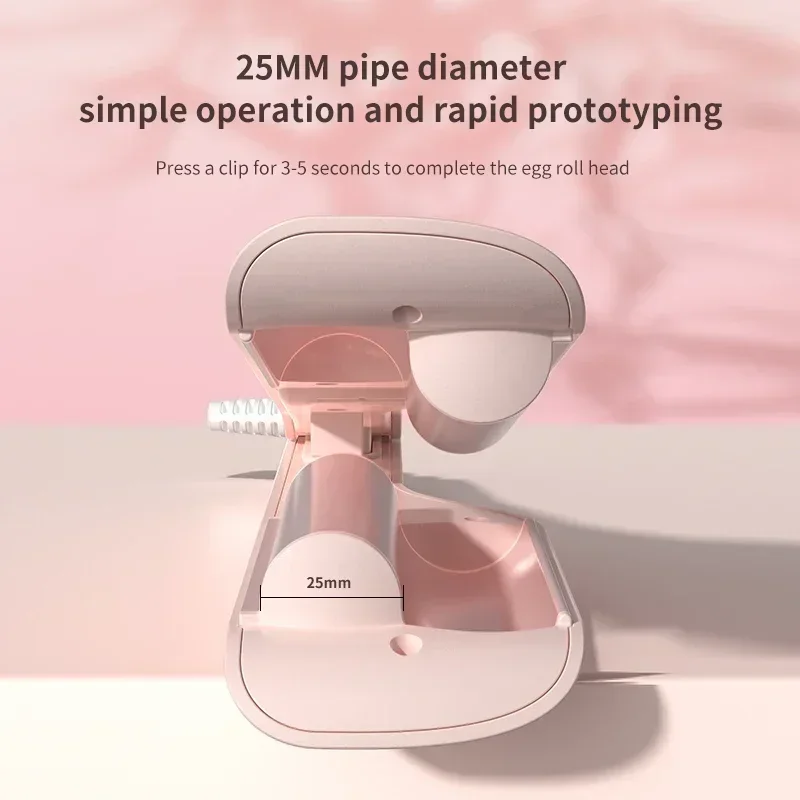 Волнистые Щипцы Для Завивки Волос 25 Мм Большой Объем Короткие Сухого И Влажного