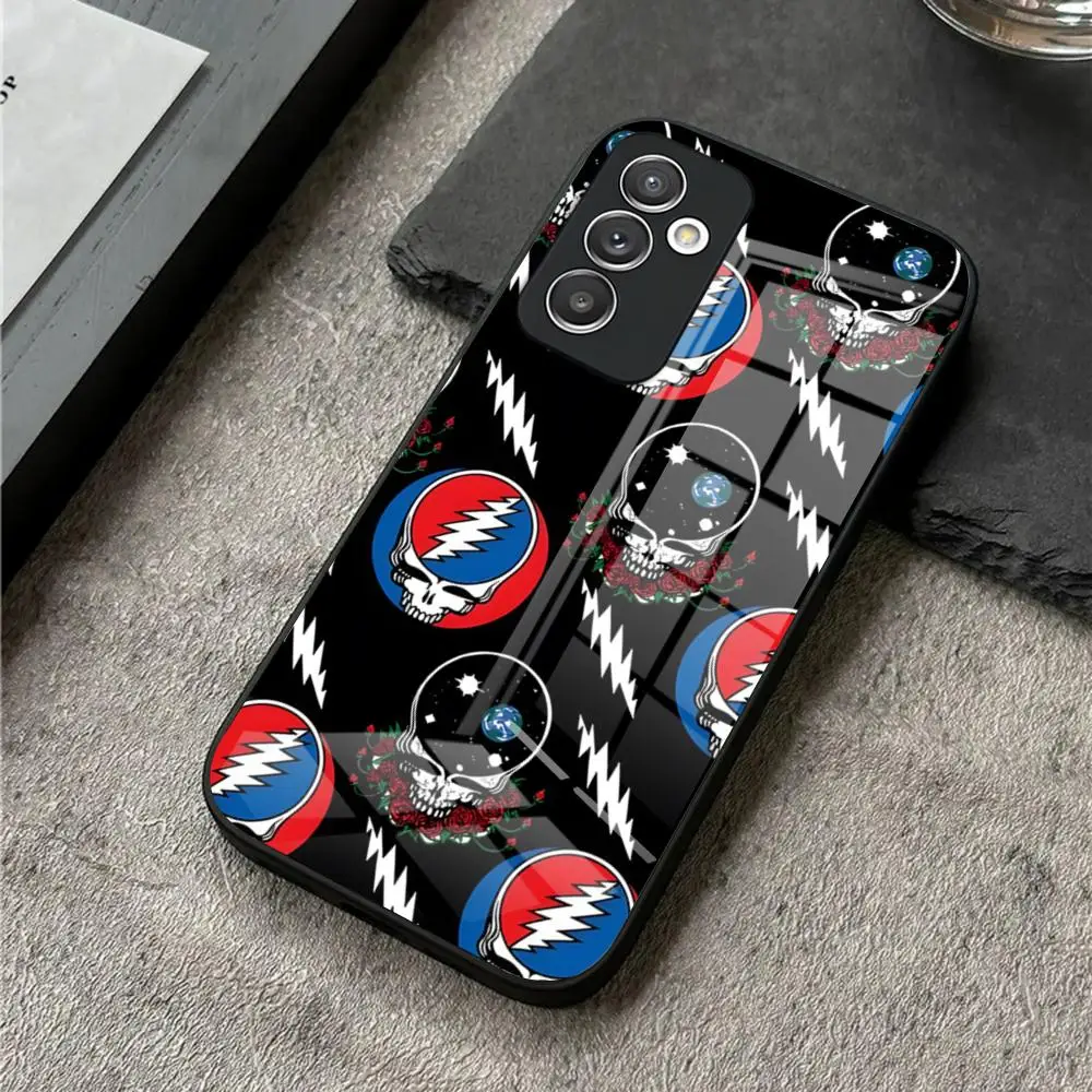 Band G-Gratefuls D-Deads Phone Case For S24 Ultra Samsung S26 S23 Fe S25 S22 S20 S21 Plus A54 A34 A53 A16 Glass Cover (art.: 3920d99e214e7) - 3920d99e214e7