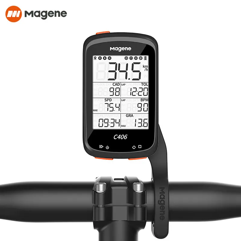 Цена Magene C406 компьютер для велосипеда Waterdichte Gps Draadloze Смарт горная дорога Fiets Monito секундомер Fietsen Gegevens Kaart