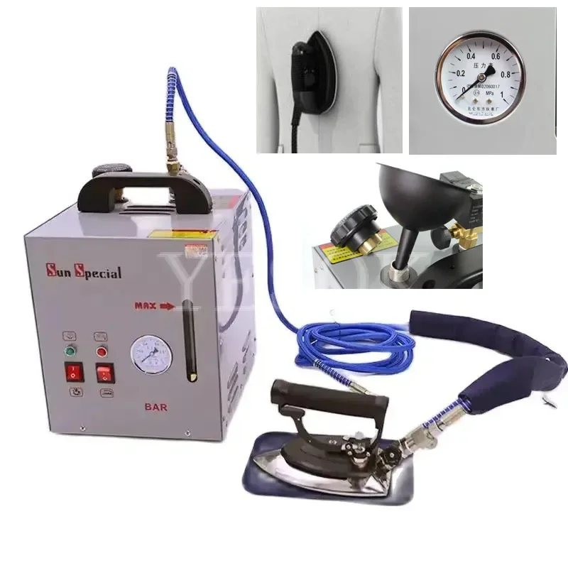 Паровой электрический утюг промышленного давления двухцелевая подвесная