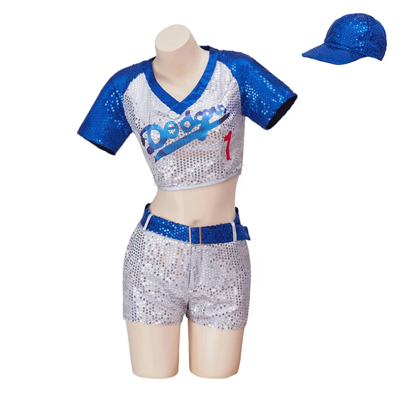 Костюм для косплея Элтона Джона доджерса из фильма сексуальная бейсбольная