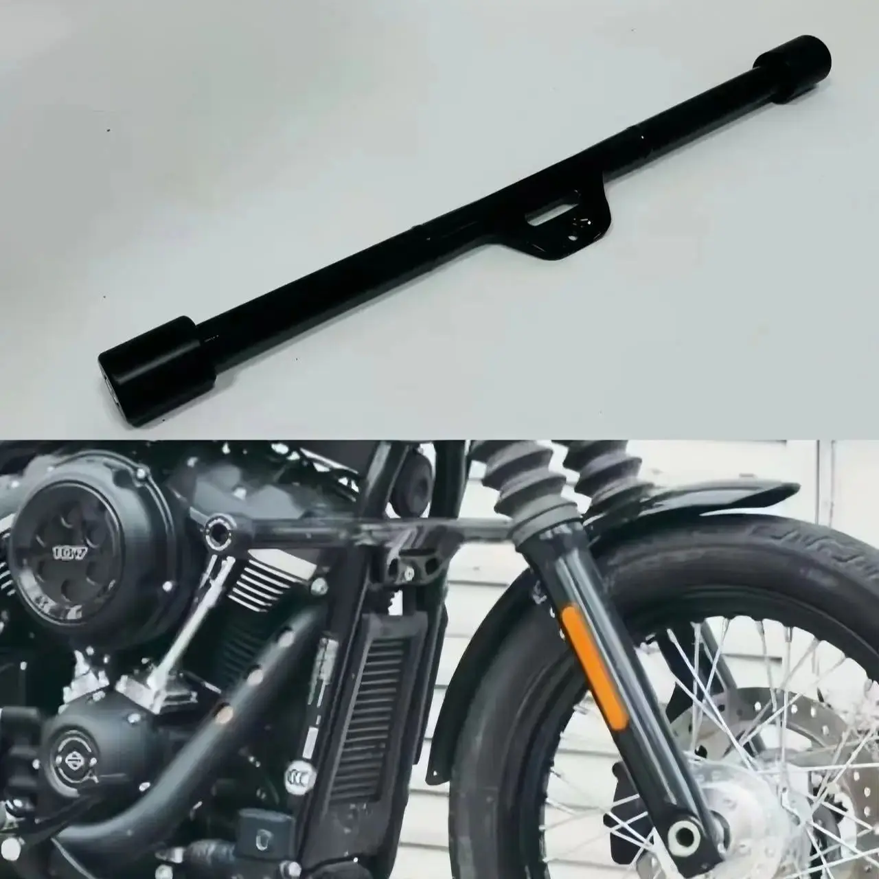 

Защитная планка бампера мотоцикла 1-1/2 дюйма для Harley Standard Softail Low Rider S ST Street Bob Engine Crash Bar 18-24 FXLRS FXBB
