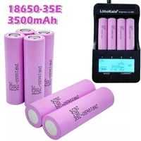 original 18650 3 7v 3500mah 20a 35e flashlight discharged li ion battery