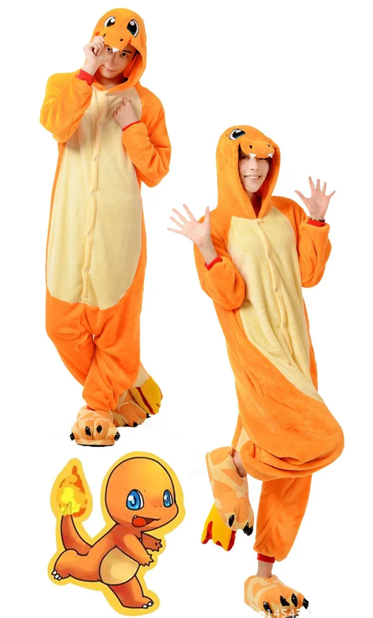 Новый костюм на Хэллоуин покеэ Мон чармандер cos для вечевечерние НКИ в детском