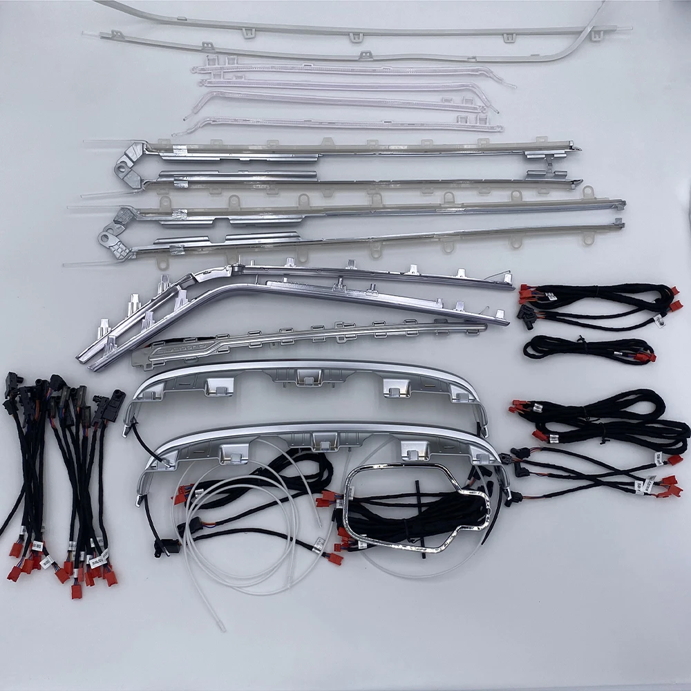 

Whole LED Interior Atmosphere Lamp For Audi A6 C8 2019-2021 Ambient Light Door Panel Co-pilot Strip Footwell Light neon lights
