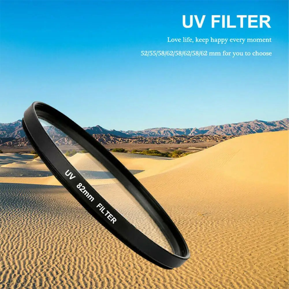 

Camera Lens Uv Digital Filter Lens Protector Accessories 55mm/58mm/62mm/67mm/72mm/77mm